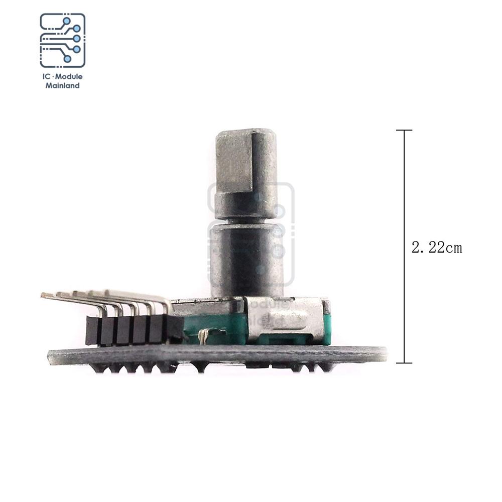 Изображение товара: 5 шт./лот KY-040 Поворотный энкодер Модуль датчика потенциометра с диаметром 15x17 мм 6 мм Вал D тип энкодера ручка для Arduino