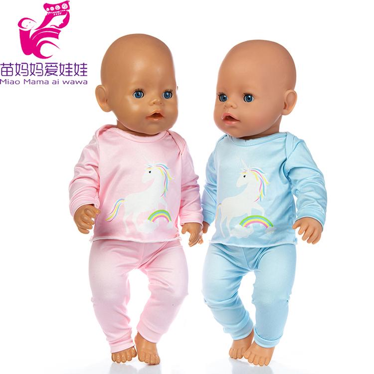 Изображение товара: Одежда для кукол младенцев Пальто для 43 см Одежда для кукол младенцев Зимняя Одежда для кукол 18 дюймов Пижама для кукол подарок на день рождения