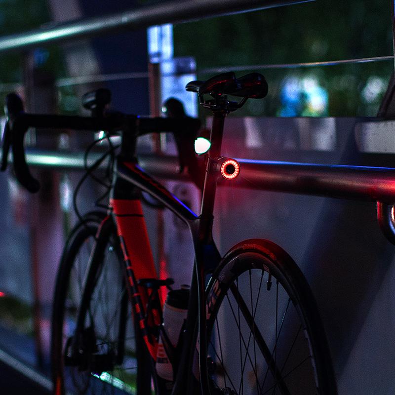 Изображение товара: Задний фсветильник светильник велосипедный, светодиодный, зарядка от USB, сигнальная лампа велосипеда