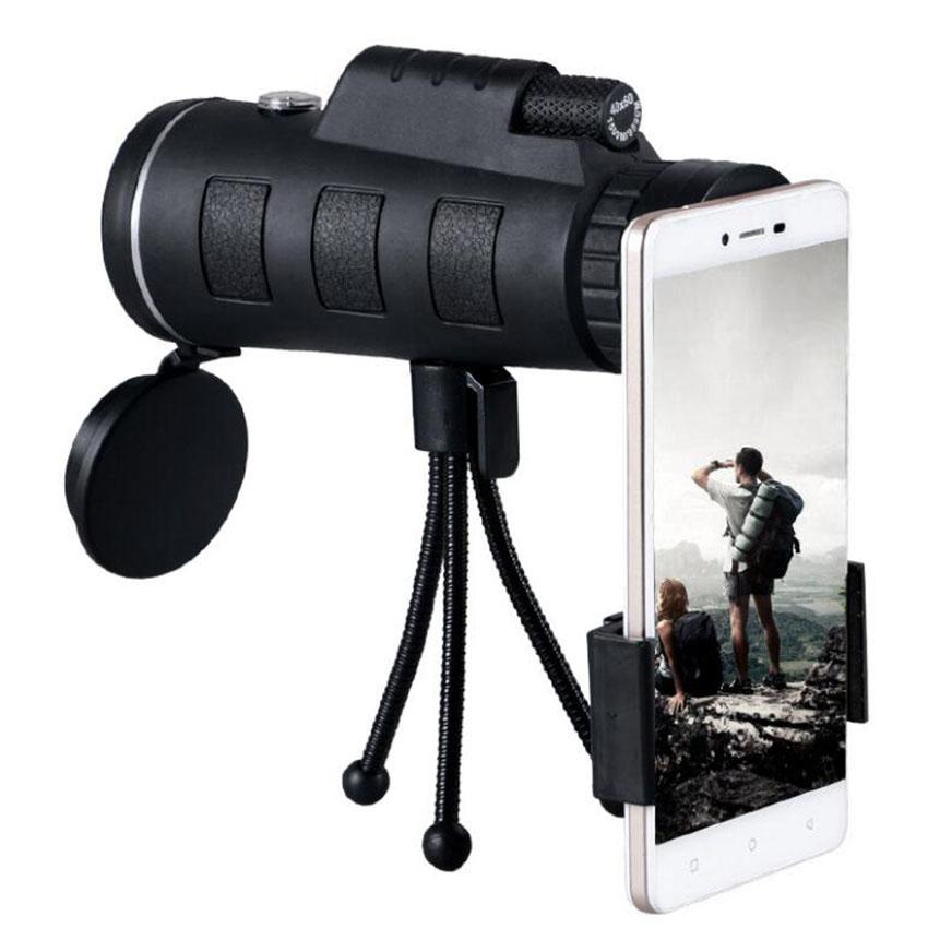 Изображение товара: Монокулярный телескоп, 40X60, высокая мощность, HD монокуляр для наблюдения за птицами, взрослые с держателем для смартфона и кронштейном для улицы