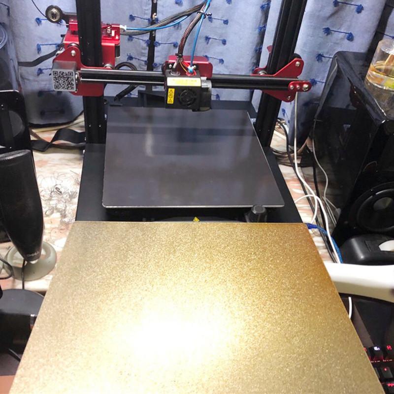 Изображение товара: Новый энергичный 335*365 мм двухсторонний текстурированный/Гладкий пей пружинный стальной гибкий лист + магнитное основание для Snapmaker 2,0 350 3D принтера
