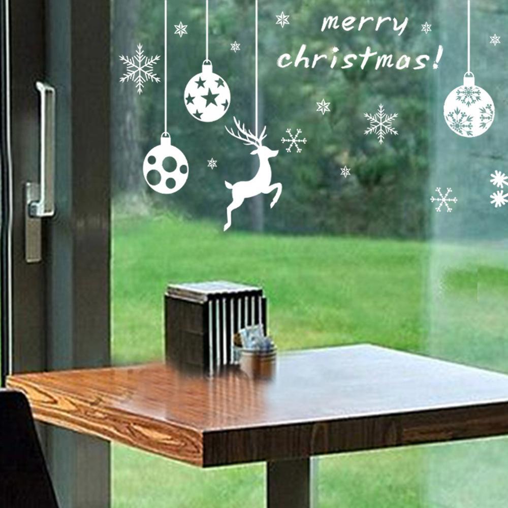Изображение товара: Новый рождественский фон MAMALOOK для детской комнаты, окна для детской комнаты, домашний декор, виниловая Новогодняя Роспись «сделай сам»