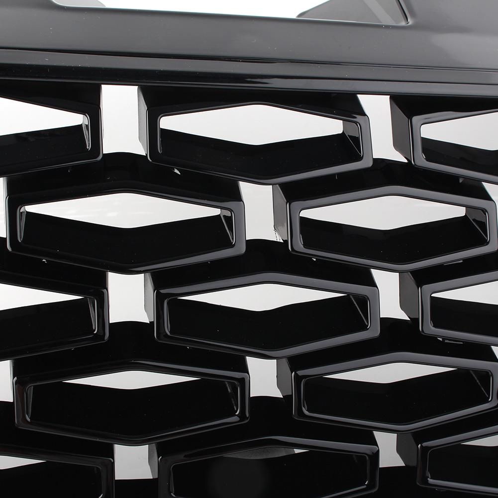 Изображение товара: Передняя решетка автомобиля верхняя решетка с логотипом для Land Rover Discovery Sport L550 LR066143 2015 2016 2017 2018 DSB черный с эмблемой