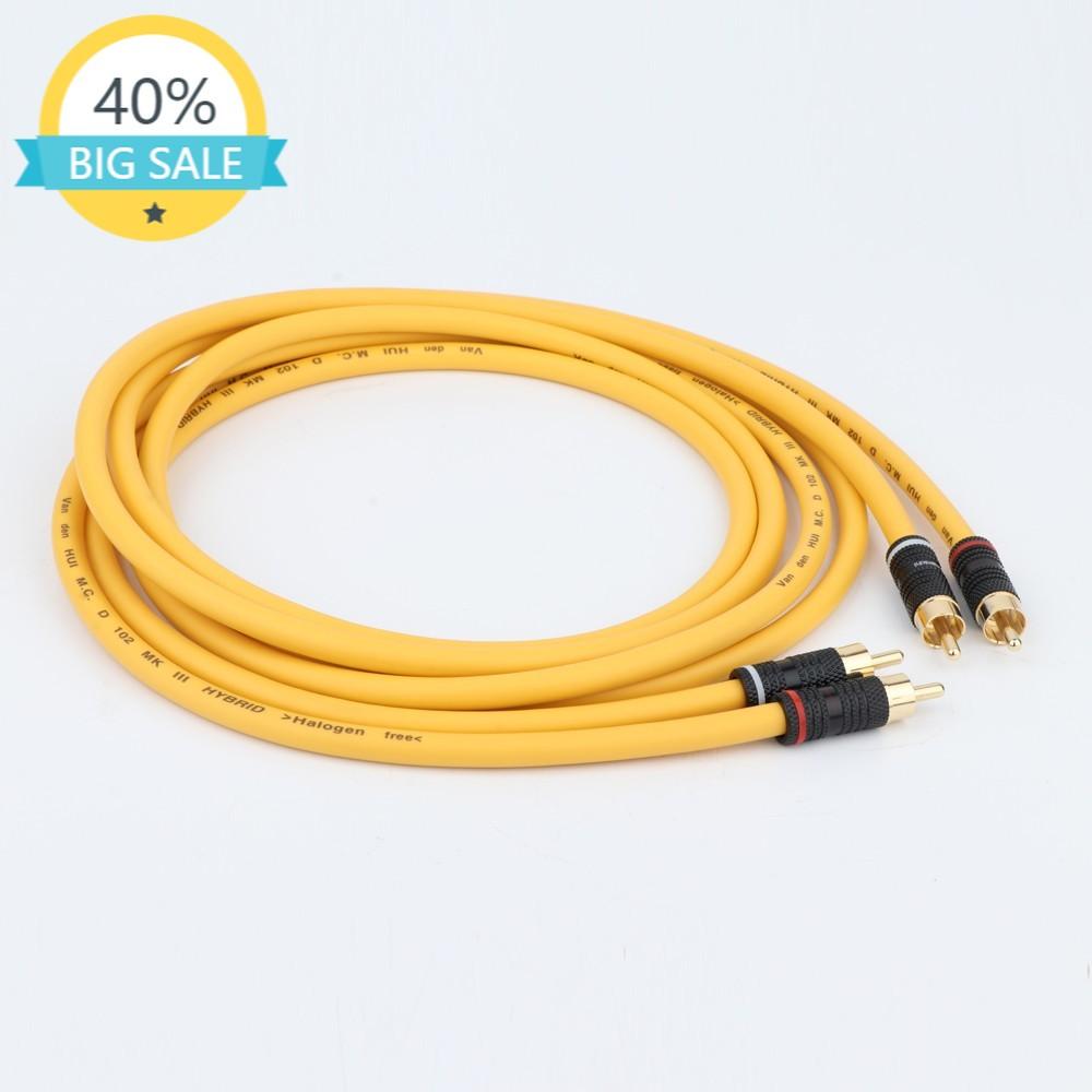 Изображение товара: Пара HI-Fi кабеля X412 Hifi Audio D102mkiii посеребренный кабель Rca, соединительный кабель RCA, аудиокабель