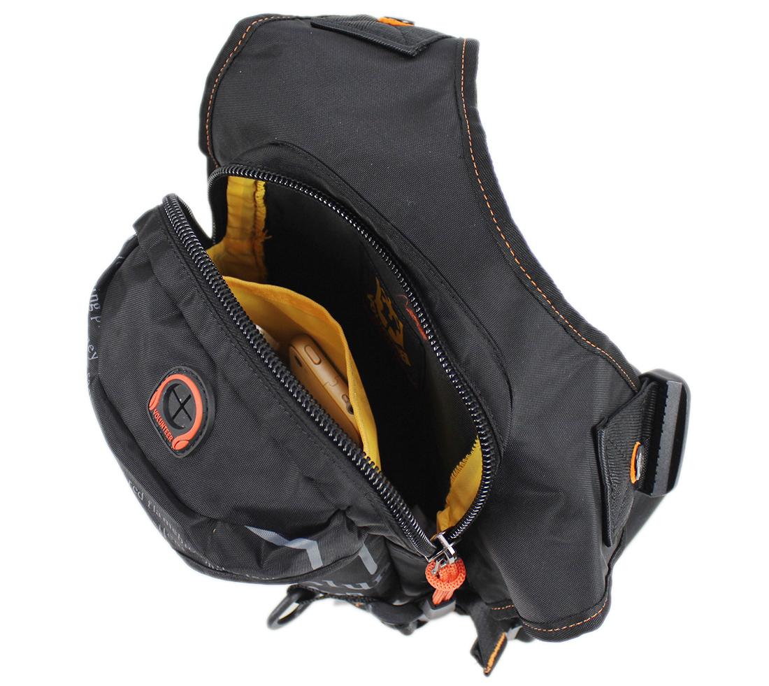 Изображение товара: Высококачественная Мужская сумка из ткани Оксфорд, трендовая Сумка для езды на ногах, поясная сумка, сумки через плечо