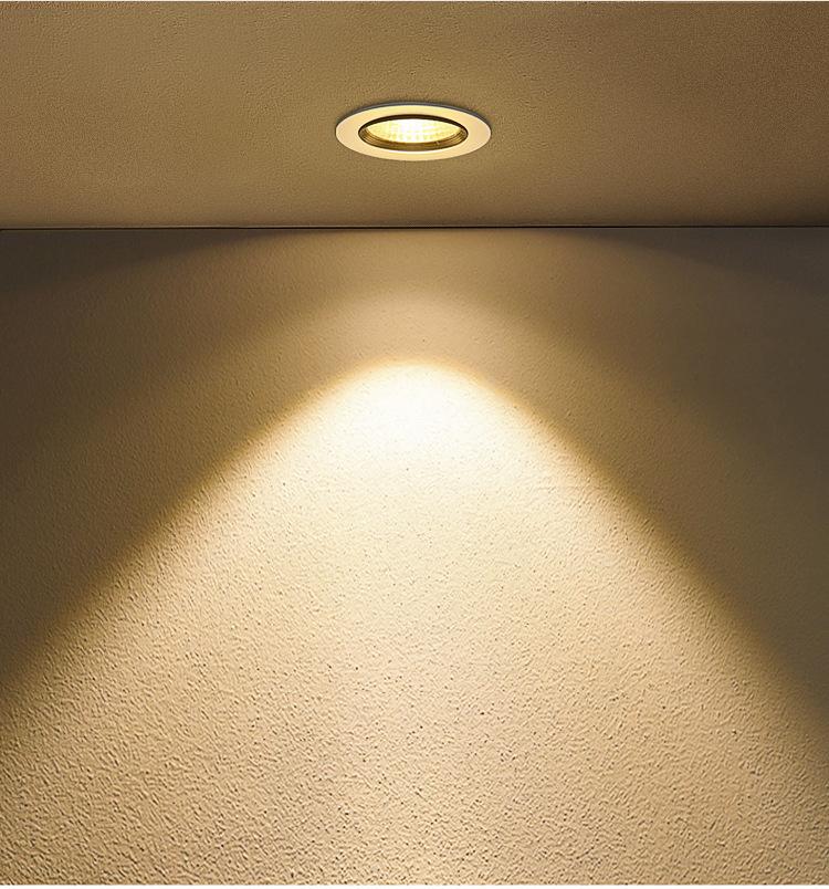 Изображение товара: Светодиодный потолочный Точечный светильник для магазинов одежды, встраиваемый в отель, регулируемый Точечный светильник corncob