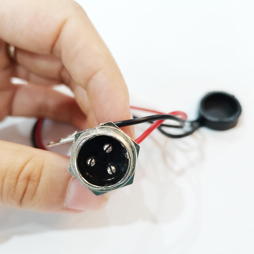 Изображение товара: 3-контактный водонепроницаемый разъем 49cc с проводным кабелем, зарядное оборудование для электрического трицикла, проводной разъем для 2-тактных деталей mini moto