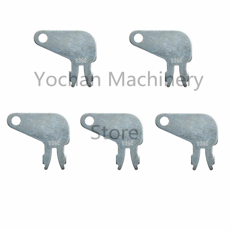 Изображение товара: 5 PCS 8398  8H5306  8H-5306 New Aftermarket Forked Keys for Caterpillar Switch 7N0718  Master Disconnect Key