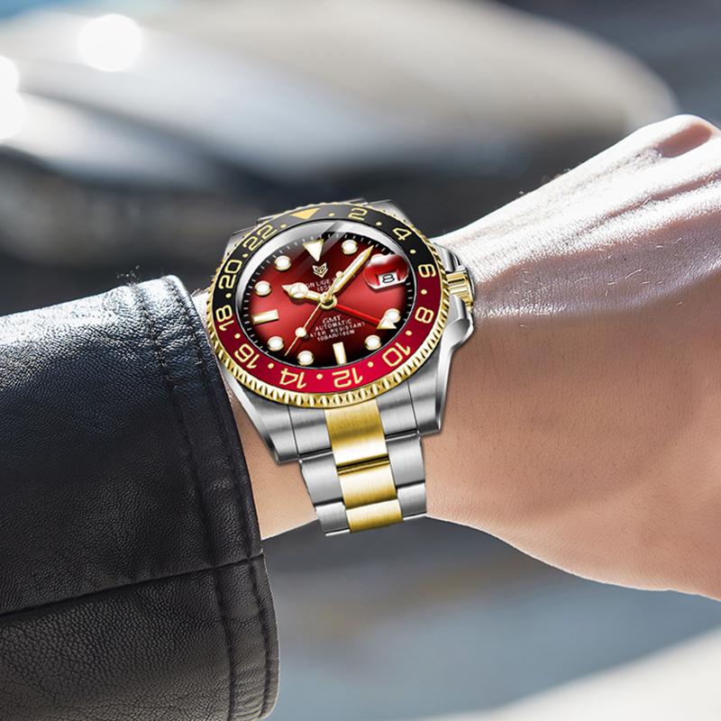 Изображение товара: LIGE 2020 новые модные мужские механические часы Автоматические Tourbillon Роскошные часы бизнес часы мужские наручные часы из нержавеющей стали