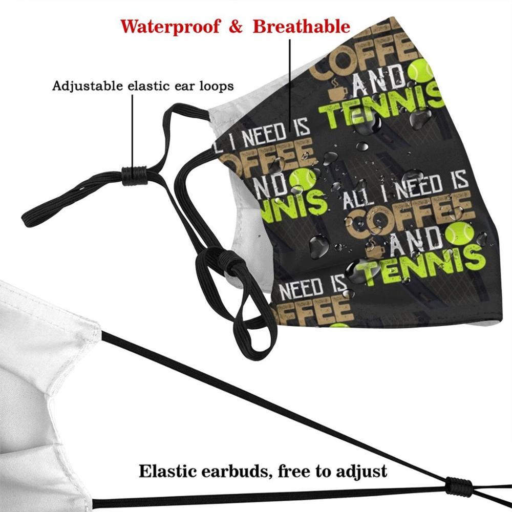 Изображение товара: Теннисисткой идея подарка для повторного использования для губ маска для лица с фильтрами Детские теннисные новые забавная Теннисный корт теннис для настольного тенниса
