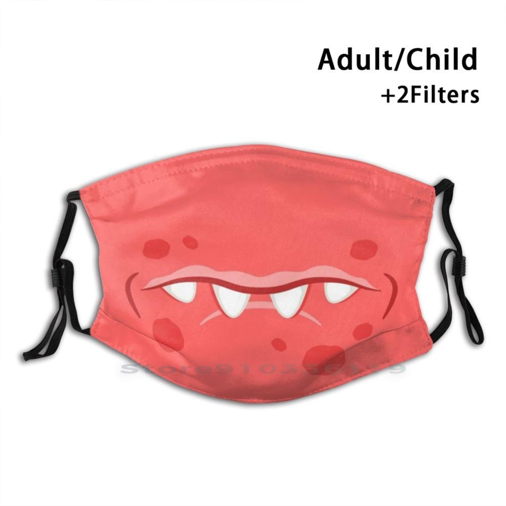 Изображение товара: Сон рот дизайн Пылезащитный фильтр смываемая маска для лица Дети для школы Хэллоуин День рождения Рождество Дети любят носить