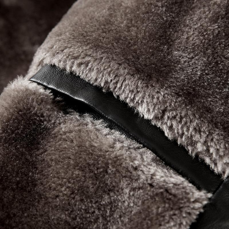 Изображение товара: Зимняя Молодежная кожаная одежда, мужская куртка из искусственной кожи для отдыха, Свободное пальто с шапкой