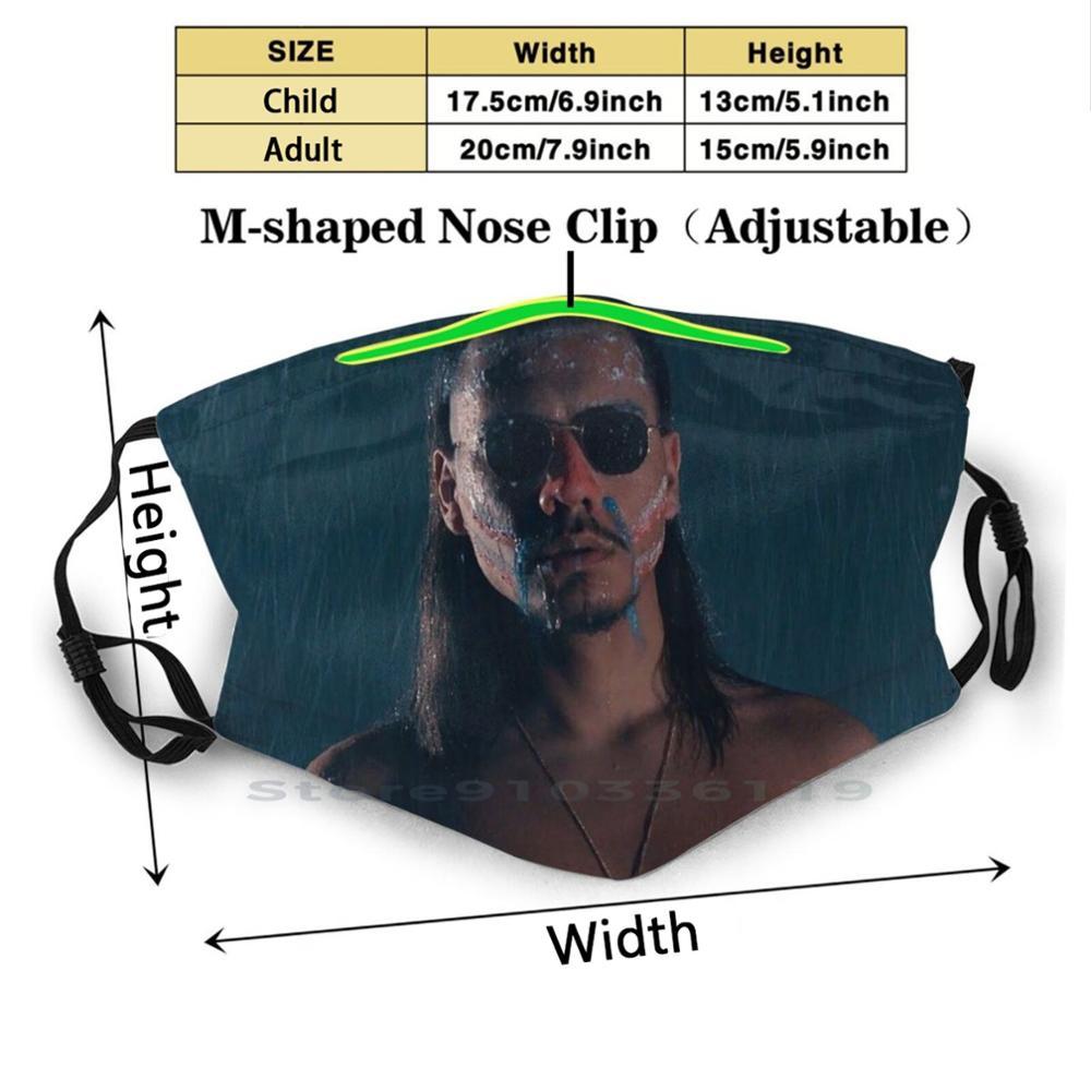 Изображение товара: Apache 207 многоразовая маска для лица с фильтрами для детей Apache 207 портретная музыка немецкий y Rap His Rapper Kein Problem