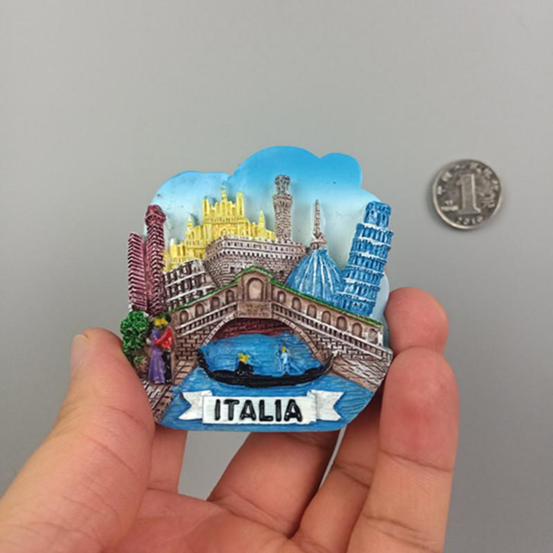 Изображение товара: Магнит на холодильник, Венеция, Милан, Италия, Рим, Флоренция
