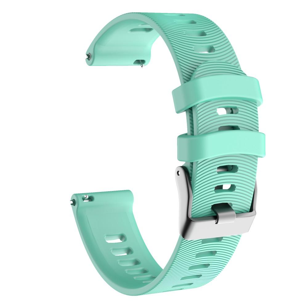 Изображение товара: 20 мм спортивный силиконовый ремешок для наручных часов для Garmin Forerunner 245 245M 645 Vivoactive 3 Смарт-браслет цветной браслет