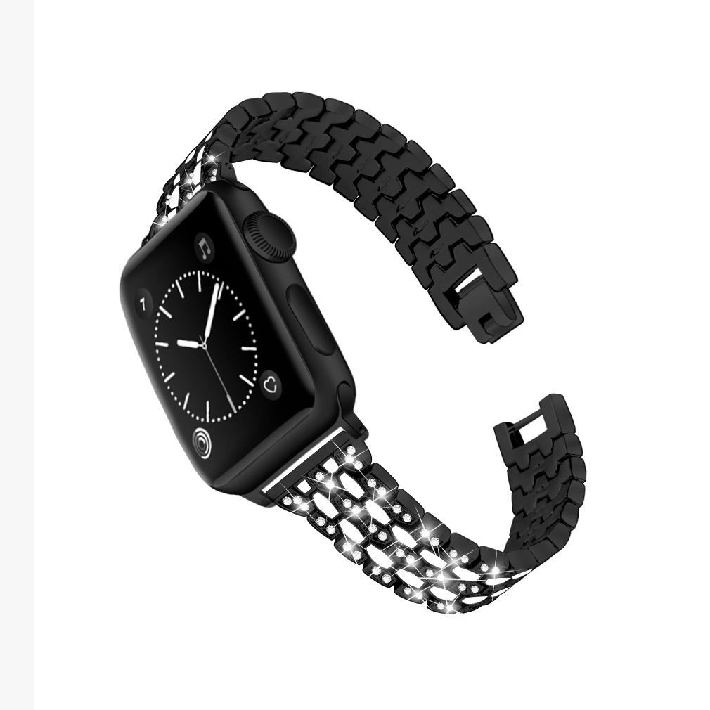 Изображение товара: Женский ремешок для Apple Watch 38 мм 42 мм iwatch Band 40 мм 44 мм serice 7 6 SE 5 4 3 2 1 41 мм 45 мм браслет из нержавеющей стали
