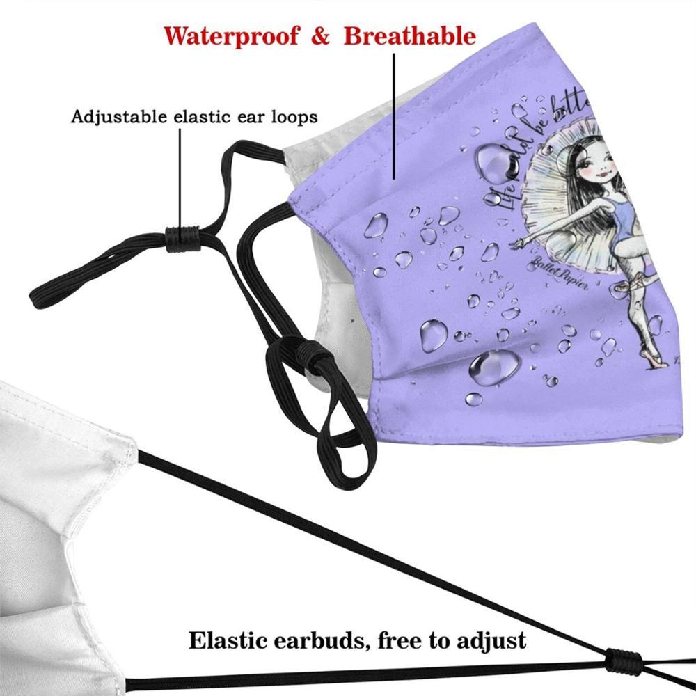 Изображение товара: Другие платья-пачки с принтом многоразовая маска Pm2.5 фильтр маска для лица; На плоской подошве; Балетки; Балетные туфли на каждый день балетки танец балет папье