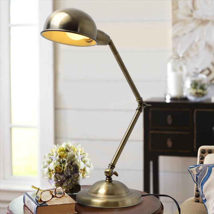 Изображение товара: Adjustable Desk Lamp Reading Light Swing Arm Desk Lamp Dimmable Flexible Clamp Lamp Office Table Lamp