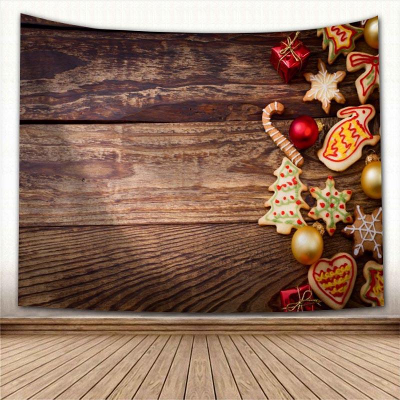 Изображение товара: Настенный Гобелен на Новый год и Рождество, настенный гобелен, тканевый фон для фотографий, скатерть, настенный гобелен