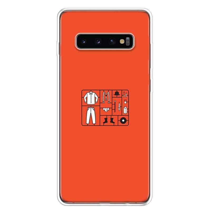 Изображение товара: Заводной оранжевый Модный чехол для телефона Samsung S22 Plus Galaxy S20 FE S10 Lite S9 S8 S7 Edge S21 Ultra J8 J6 J4 S6, чехол