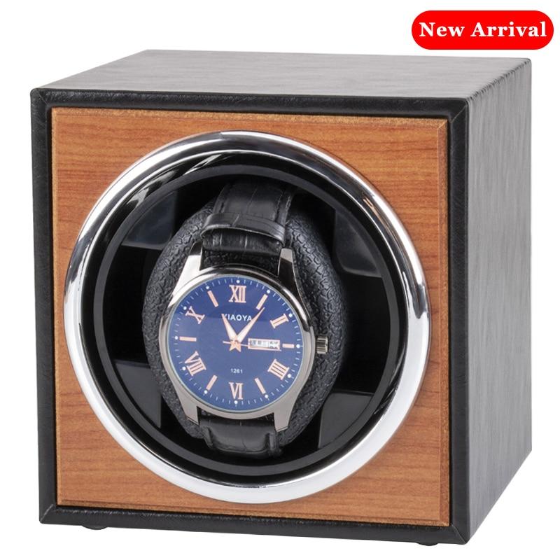 Изображение товара: Намотка для автоматических часов, одинарная деревянная коробка для хранения аксессуаров для часов, роскошная коробка для хранения часов