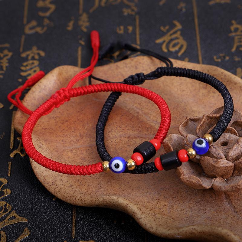 Изображение товара: Оригинальный защитный браслет для мужчин сглаза подлинный счастливый узел веревка Благословение браслет амулет тибетская буддистская пара браслет
