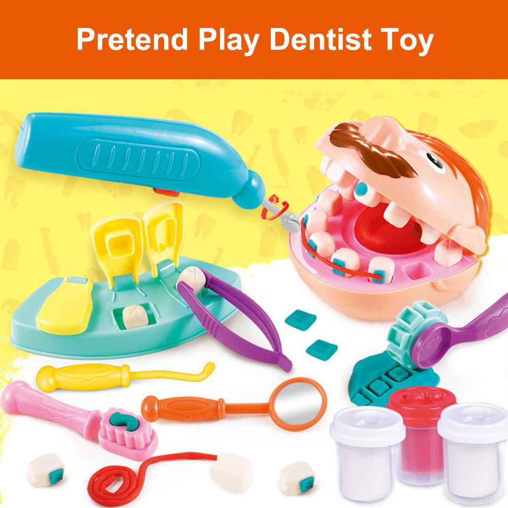 Изображение товара: Игрушки для раннего обучения для детей, новинка 2019, ролевая игра, игрушка-стоматолог, набор медицинских моделей для проверки зубов, ролевая игра, имитация доктора, игрушки