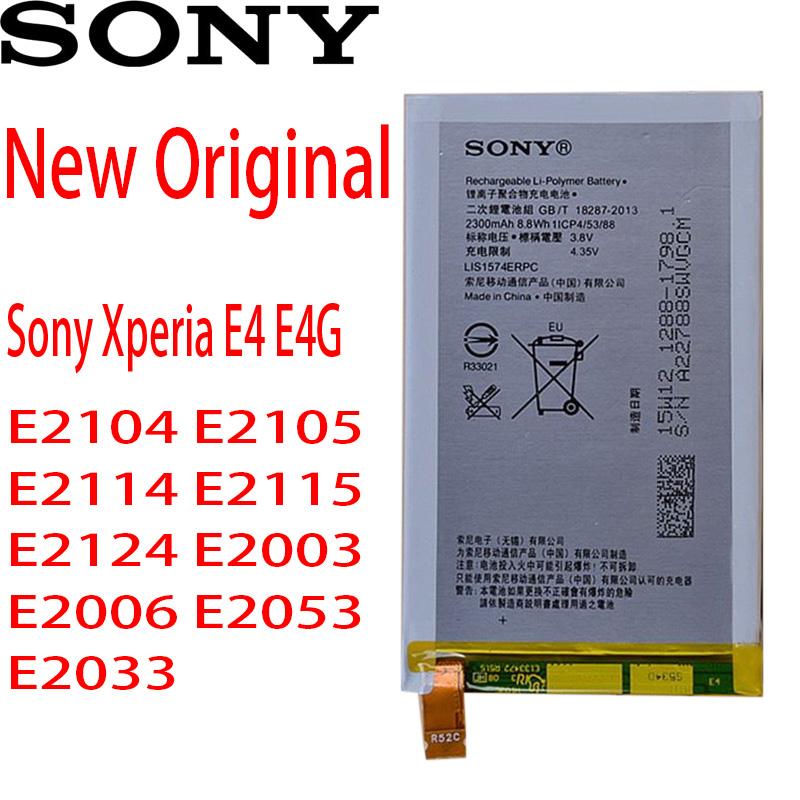 Изображение товара: Аккумулятор SONY LIS1574ERPC 100% мАч для Sony Xperia E4 E4G Dual E2104 E2105 E2114 E2115 E2124 E2003 E2006 E2053 E2033