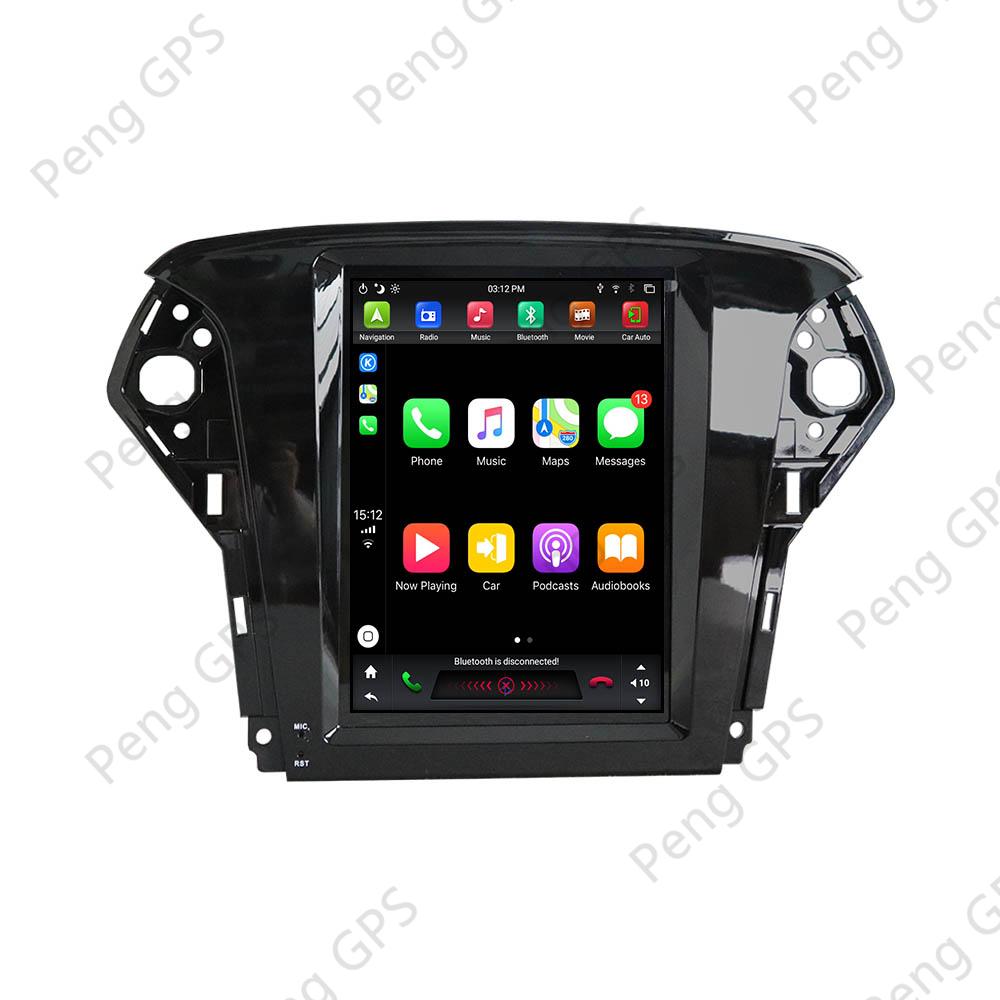 Изображение товара: Сенсорный экран Tesla для Ford Mondeo 2011-2015, GPS-навигация, автомобильный DVD-плеер, Android радио, мультимедийное головное устройство Carplay, Bluetooth