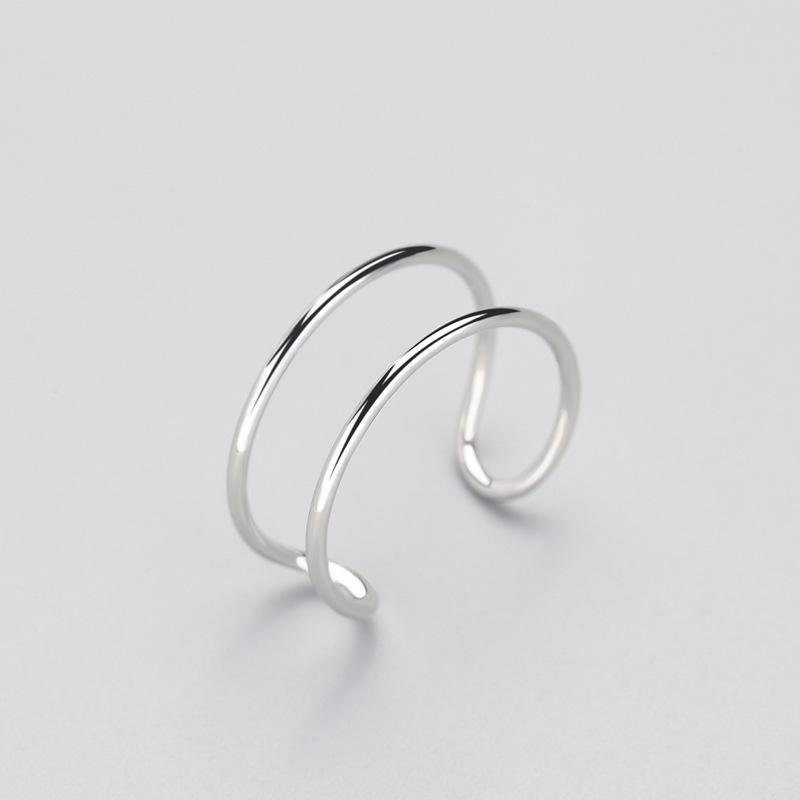 Изображение товара: Simple geometric open ring fashionable fresh personality ring women