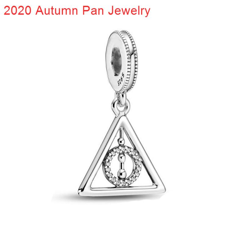 Изображение товара: Подходящие оригинальные браслеты Pan 2020 Осень Новый учебник серебряные бусины 925 пробы подвеска шарм для женщин DIY бренд кулон