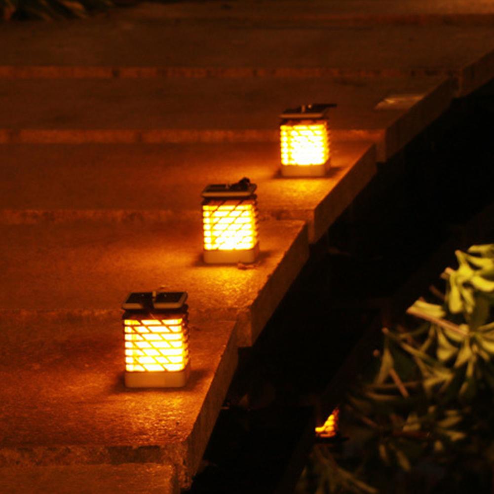 Изображение товара: LED Solar Flickering Flame Torch Light Waterproof IP55 Outdoor Garden Lamp Courtyard Balcony Landscape Decors 75 LEDs