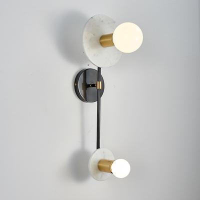 Изображение товара: Современный прозрачный настенный светильник в скандинавском стиле, настенный медный светильник с абажуром в стиле ретро для спальни
