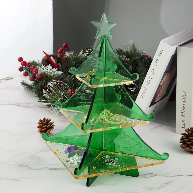 Изображение товара: Christmas Series UV Resin Molds Jewelry Tools Jewelry Accessories Tree Candle Handcraft Jewelry Moulds