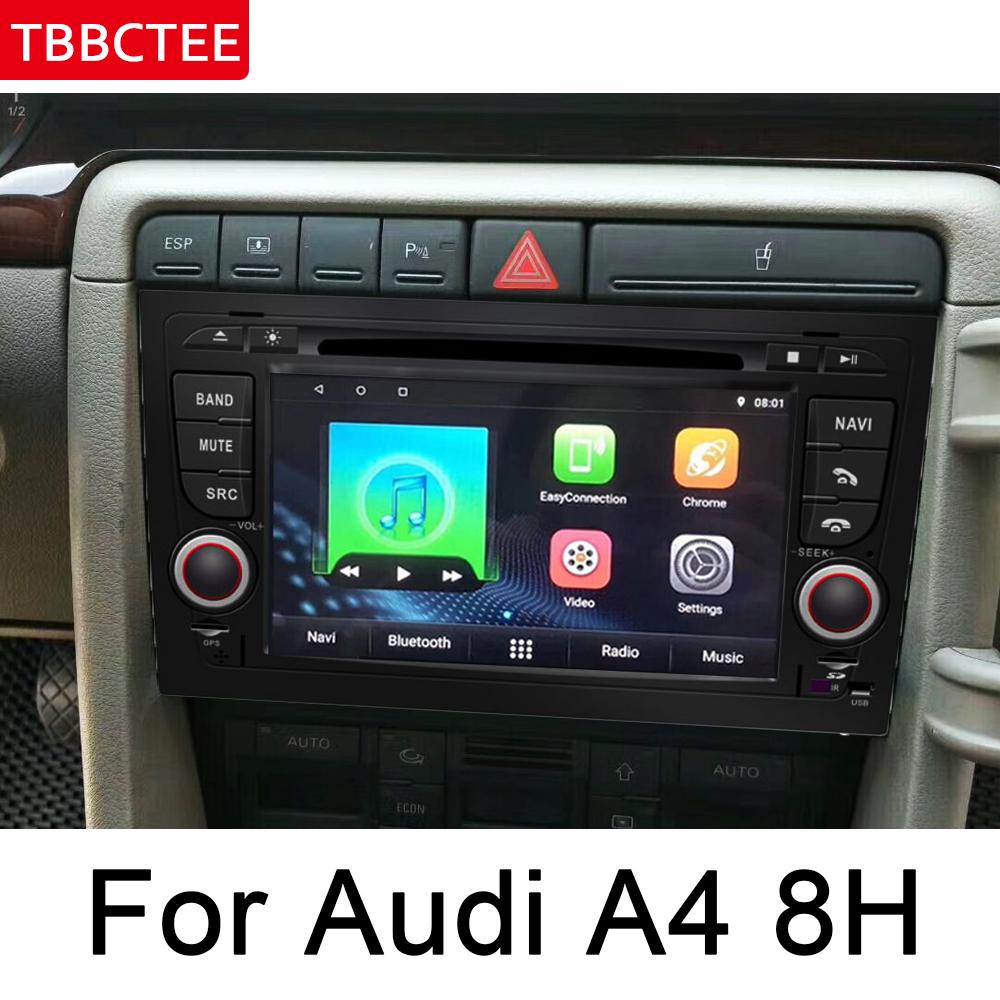Изображение товара: Для Audi A4 S4 RS4 8E 8H 2002 ~ 2008 MMI Android автомобильный мультимедийный плеер Радио DVD НАВИГАЦИЯ карта GPS Авто Аудио BT стерео