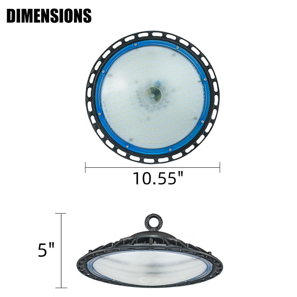 Изображение товара: НЛО светодиодный светильник высокого залива, 100 Вт, белый, водонепроницаемый IP65, светодиодный светильник s High Bay светильник ing для коммерческих и промышленных приложений