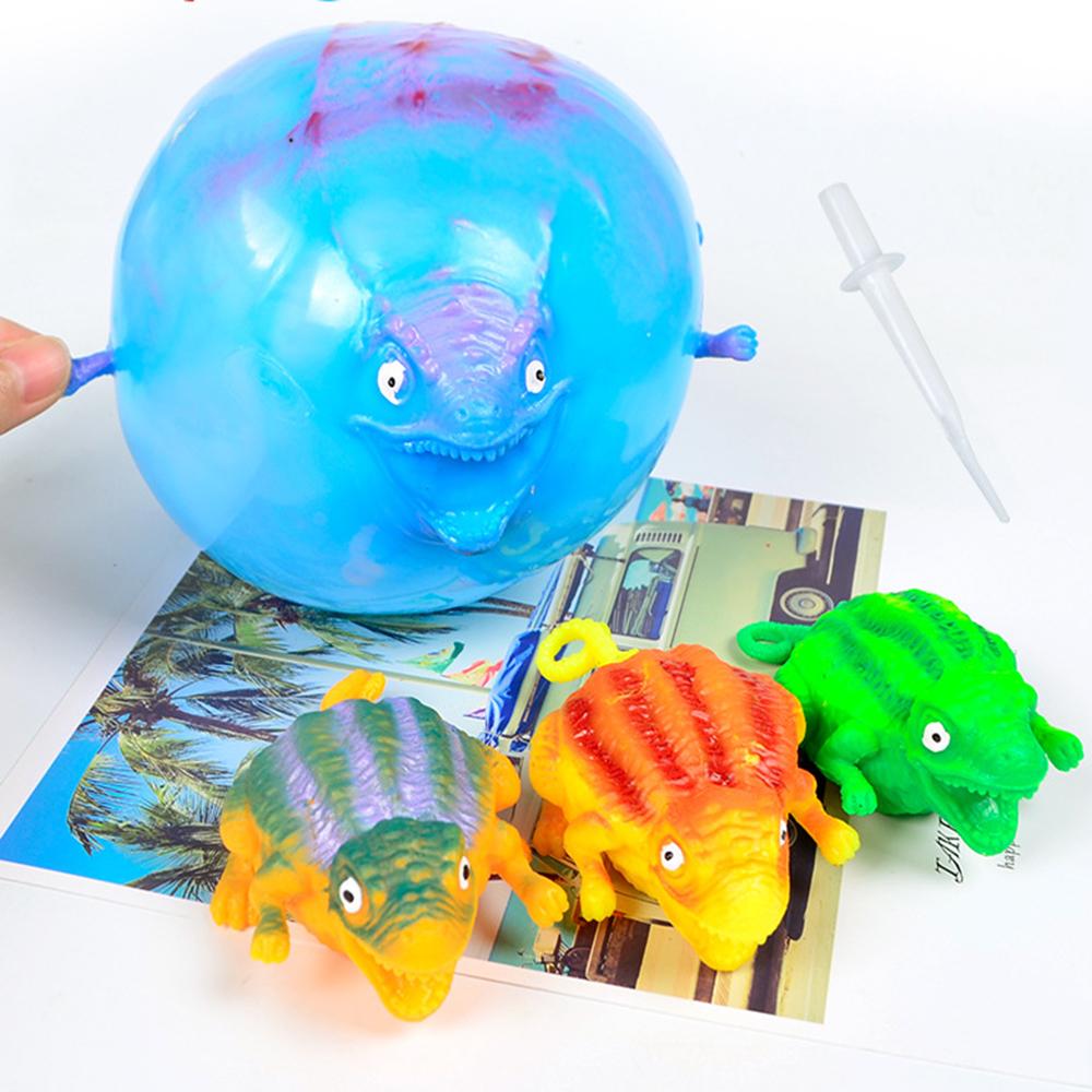 Изображение товара: Динозавр игрушки антистресс надувные животные Новинка игрушка Сжимаемый Мягкий шар воздушный шар милые забавные детские подарки Хэллоуин