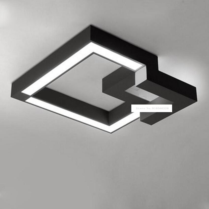 Изображение товара: Современная Модная креативная комбинация геометрических Потолочных Ламп P730, домашний светодиодный потолочный светильник, скандинавский художественный потолочный светильник 220 В
