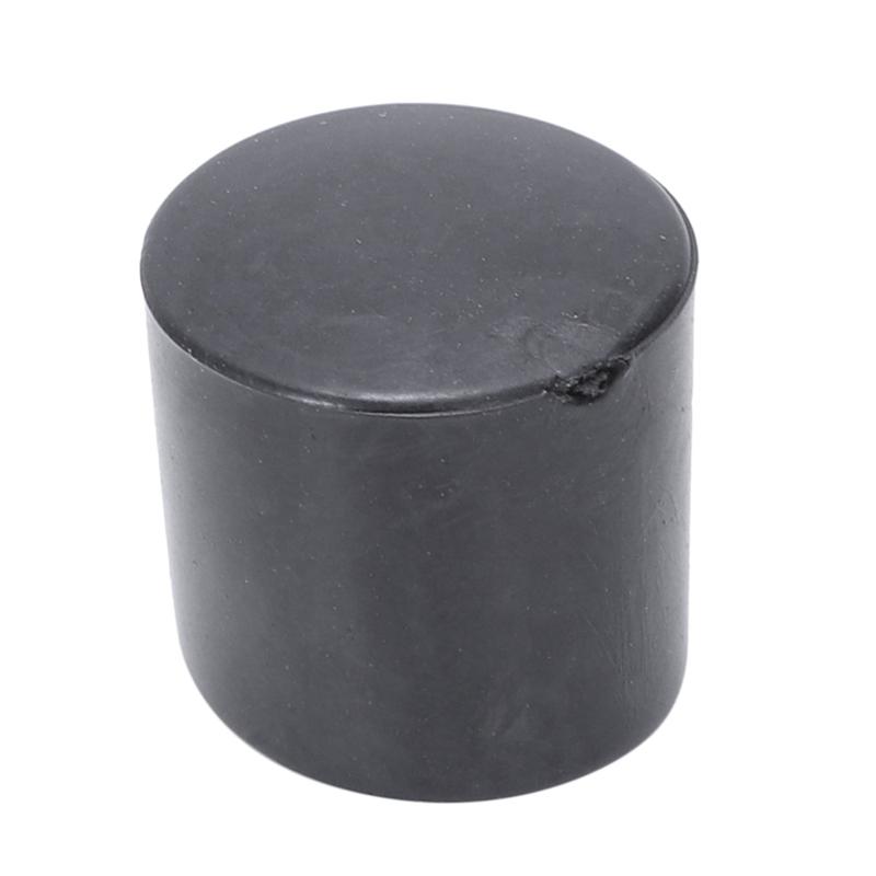 Изображение товара: Черная резиновая гибкая круглая крышка из ПВХ, 50 шт., круглая крышка для ног 12 мм