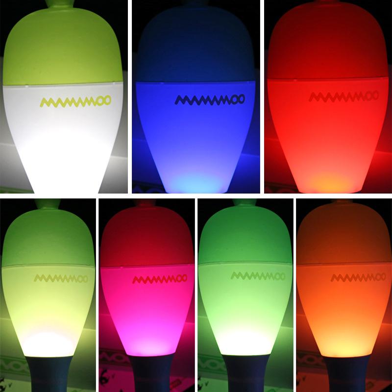 Изображение товара: Kpop MAMAMOO светильник ящаяся лампа редис флуоресцентная подставка светящаяся ручная лампа светящиеся товары для вечеринок