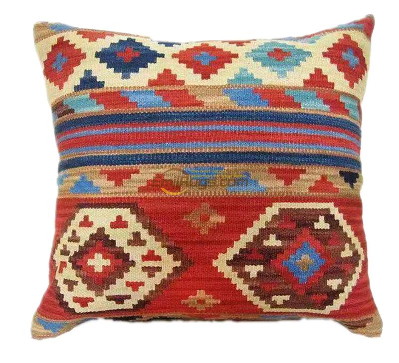 Изображение товара: Роскошный чехол для подушки, килим, шерстяное украшение ручной работы для дома