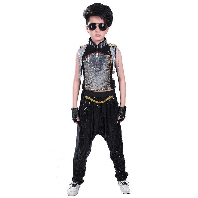 Изображение товара: Детский костюм для танцев, джазовых танцев, в стиле хип-хоп