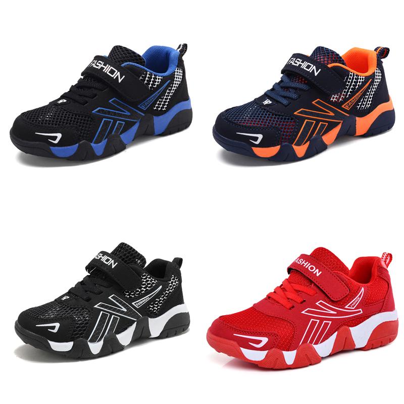 Изображение товара: Кроссовки детские спортивные сетчатые, дышащие, повседневная обувь для мальчиков и девочек