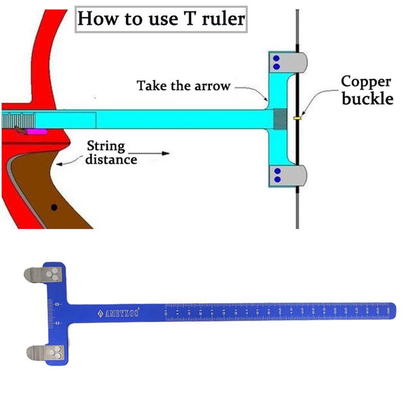 Изображение товара: Т-образная линейка для стрельбы из лука, из нержавеющей стали