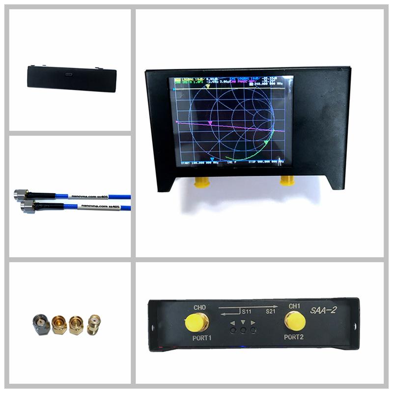Изображение товара: V2 3G векторный сетевой анализатор S-A-A-2 NanoVNA антенный анализатор коротковолновый HF VHF UHF с EVA чехол анализатор антенны