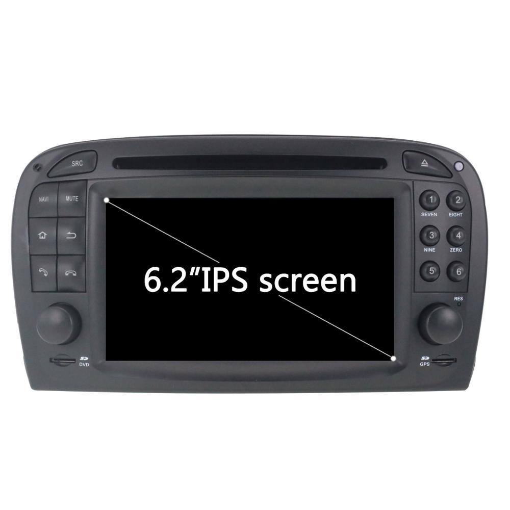 Изображение товара: Автомобильный мультимедийный плеер с 4 Гб + 64 Гб экраном Android 10,0 для Mercedes SL R230 2001-2004 gps navi автомобильное аудио Радио Стерео IPS головное устройство