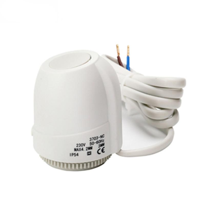 Изображение товара: Клапан нагрева пола NC AC 230 В, электрический тепловой привод, коллектор для термостата подогрева пола