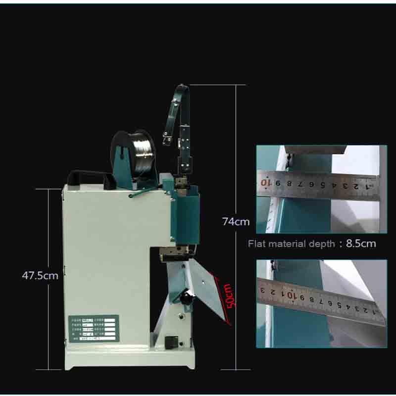 Изображение товара: Электрический степлер для обвязки плоских ногтей, Складная машина, высокоскоростная машина для обвязки седла