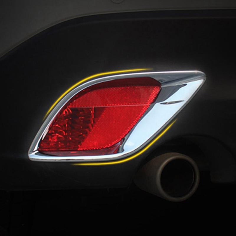 Изображение товара: Для Mazda Cx-5 Cx5 2012-2016 хромированный задний бампер отражатель противотуманный светильник крышка лампы Отделка молдинг рамка