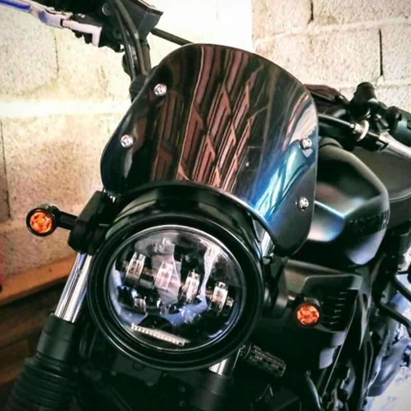Изображение товара: Ветрозащитный экран на лобовое стекло мотоцикла, 5-7 дюймов